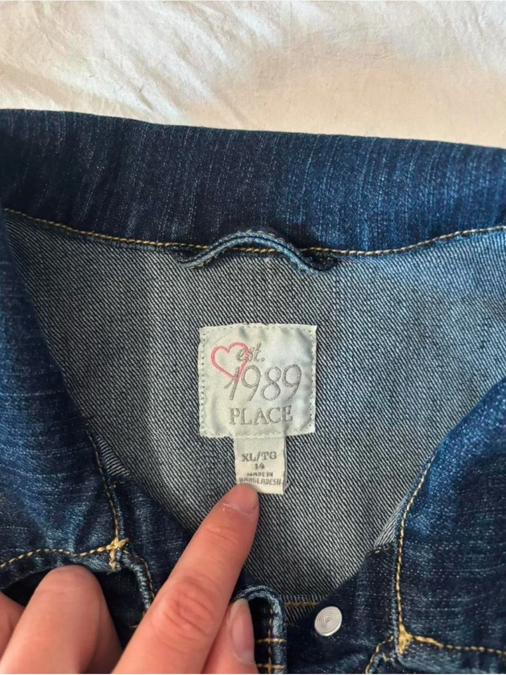 EST. 1989 Place Kids Indigo Denim Jacket